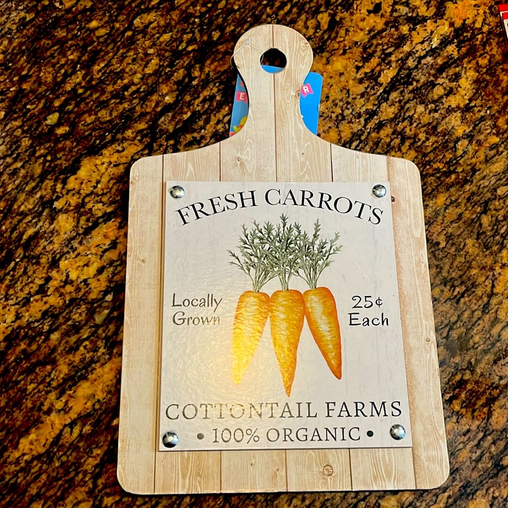 Carrot Illustration, Easter Wall Decor